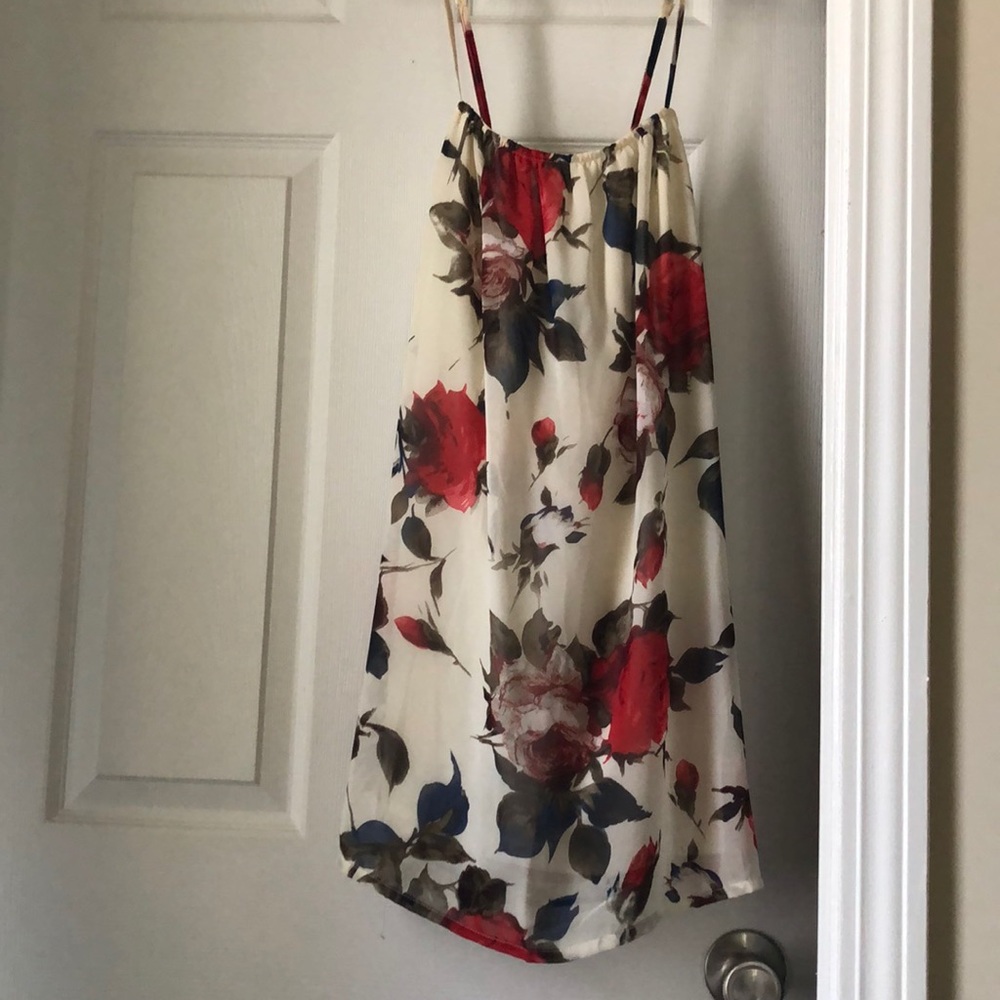 Tobi floral flowy cross straps dress Small - Picture 1 of 1